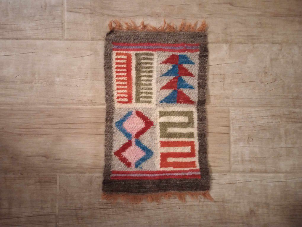 Antique Wool Wall Hanging