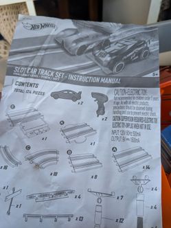 Hot Wheels go for it Track Set #83130 Two Cars Controllers Tracks Lot