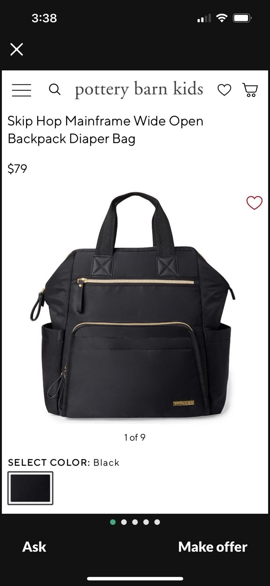 Skip Hop Diaper Bag