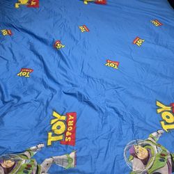 Toy story queen bed set top