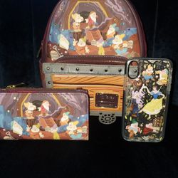 Snow White seven dwarfs mine cart loungefly