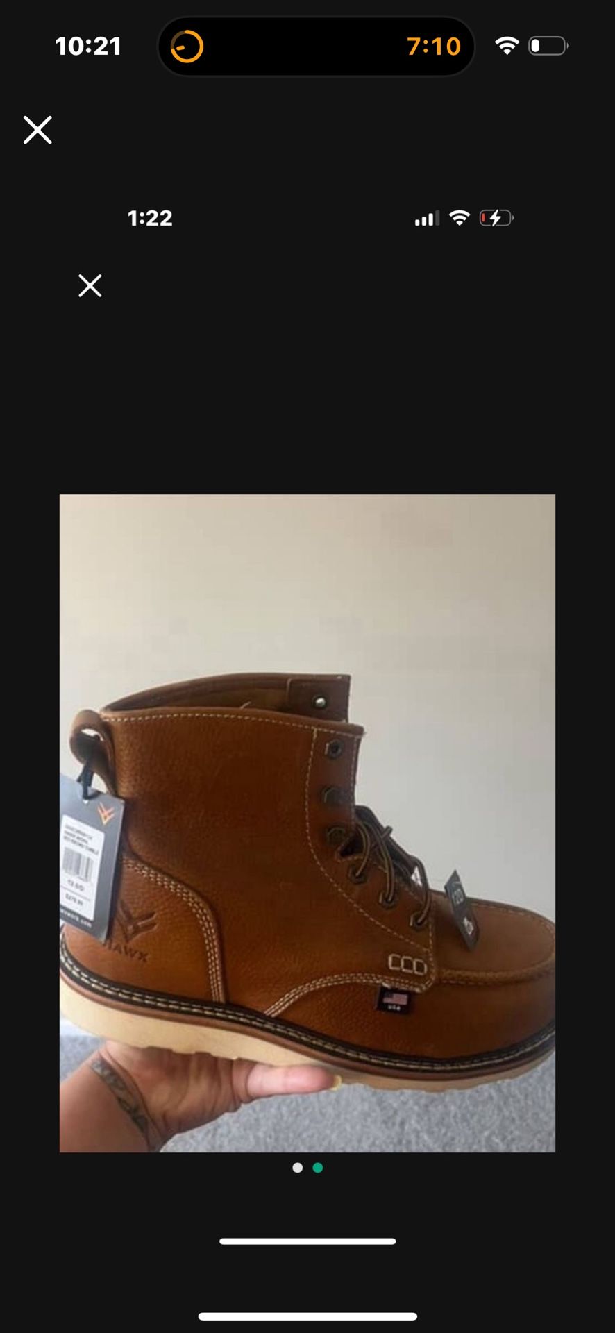 mens steel toed work boots