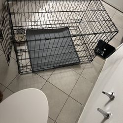 Large Dog Crate Folds Down EASY STORAGE 