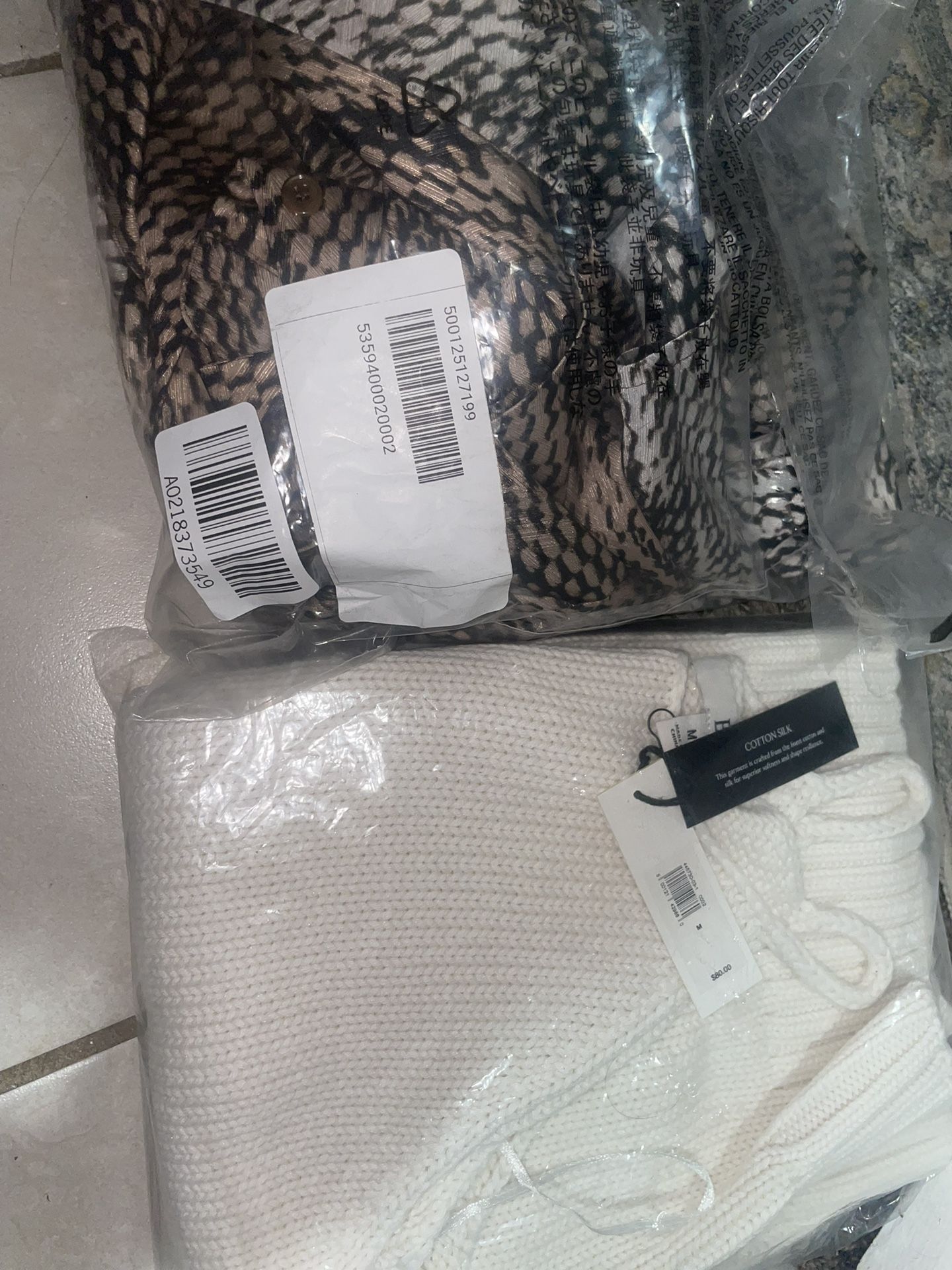 Banana Republic Women’s Oversized snake Print Midi shirt dress M/L NEW