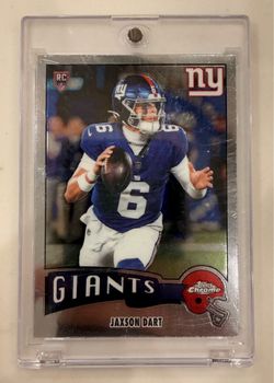 2025 Topps Chrome Football Jaxson Dart Throwback #1975-25 Giants RC