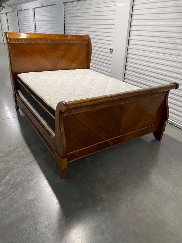 Queen Bed Frame With Mattress
