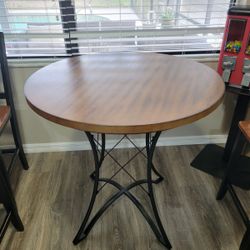 36" Adele Round Counter Kitchen Dining Table,