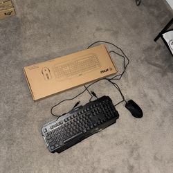 MSI keyboard And mouse 