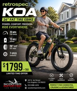🚴‍♂️ Explore More. Spend Less. Ride Electric. ⚡💲 Only $1,799 + Tax