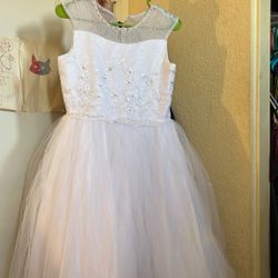 White long dress