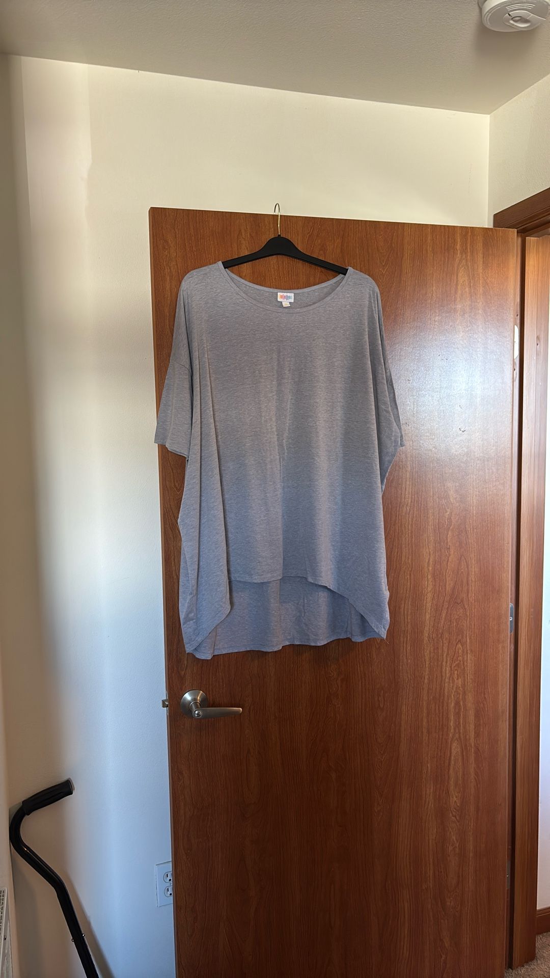 LuLaRoe Short Sleeve Asymmetrical Tunic Blouse 3XL