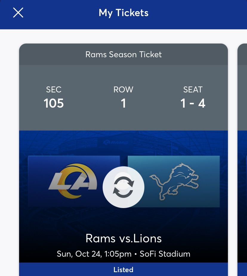 Rams vs Lions *Front Row* 