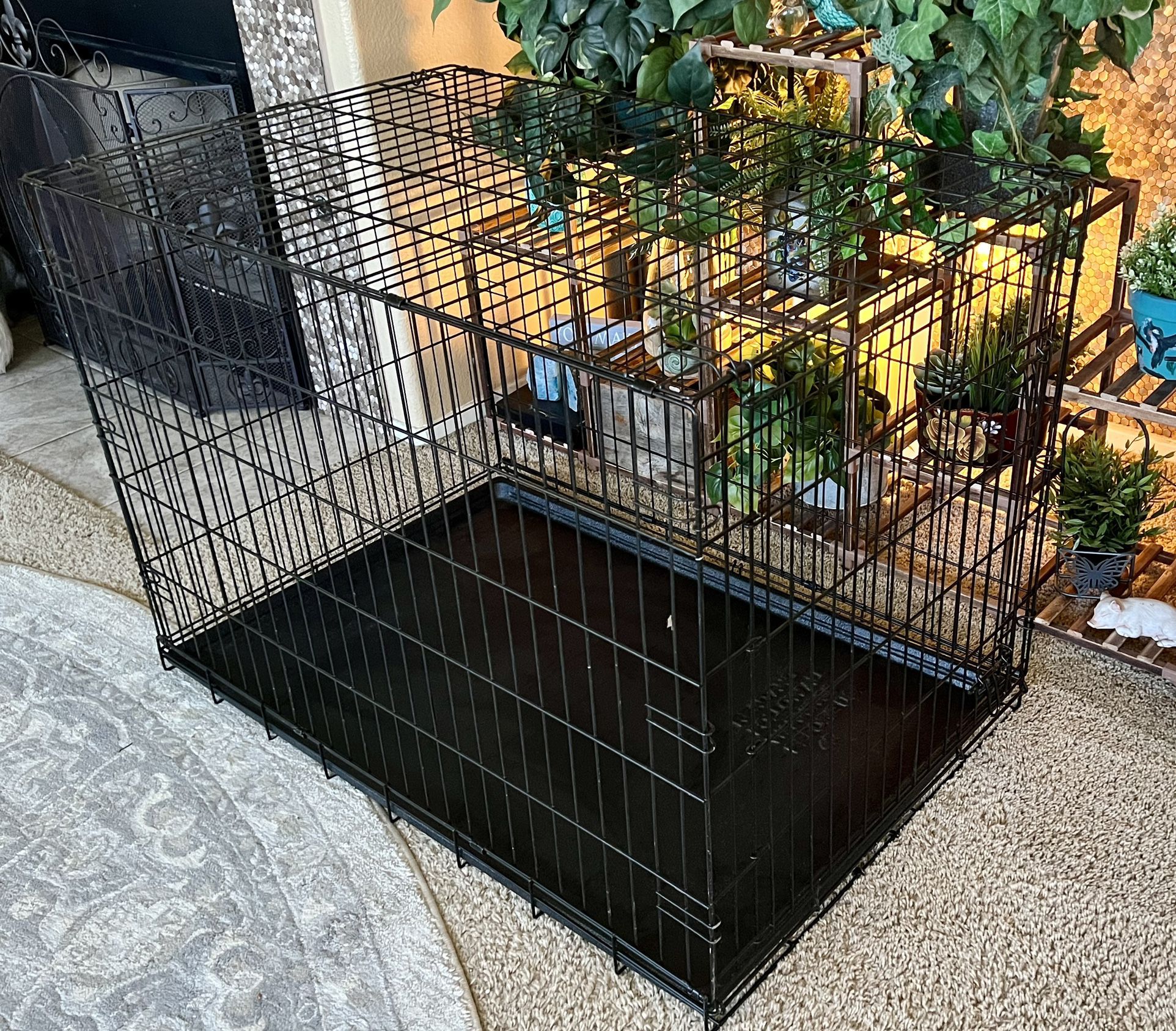 Excellent Condition Folding Dog Crate For Large Dogs