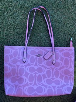 Pink c tote bag