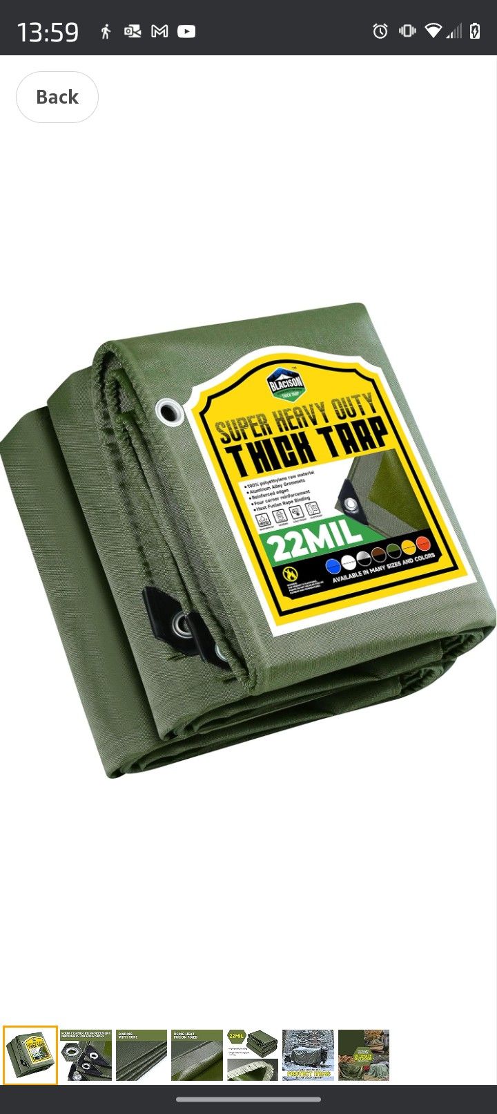 Bacison 10x12ft Cover/Tarp