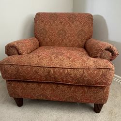 Preowned Alan White Roll Arm accent Chair