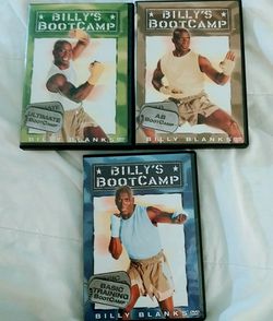 Set Of 3 Billys Bootcamp Dvd's