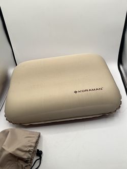 KORAMAN 20"x 13" Ultra-light Inflatable Camping Pillow, 4" thickness