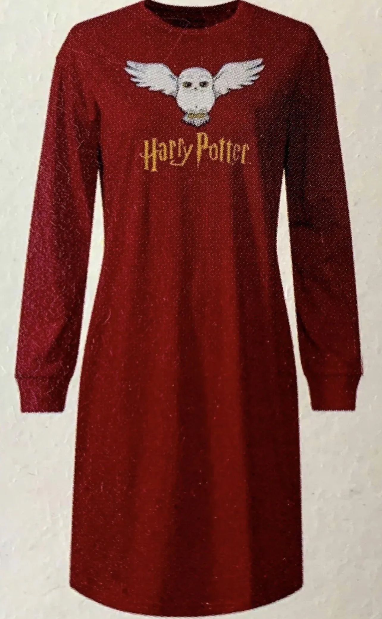 WIZARDING WORLD Harry Potter Hogwarts Houses Pajama Nightgown Sleep Shirt S