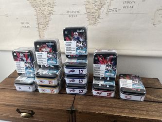 2021-2022 Retail Football Tins - New - Sealed