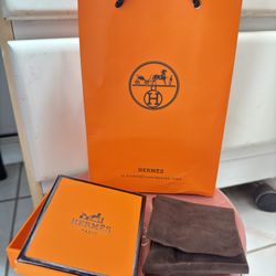 Hermes Gift Bag w/ Box Dust Cover