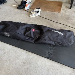 Burton Snowboard and Bindings Package