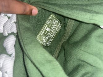 Green Denim Tear Hoodie