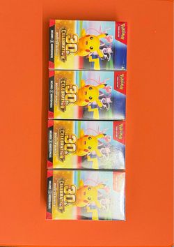 Pokémon TCG: 30th Celebration Booster Bundle ($75 ea, Qty:4)
