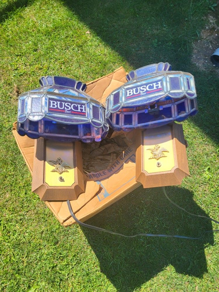 Bar Lights and Pull Behind Cooler
