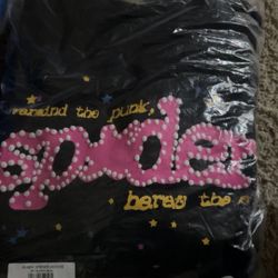 Black Pink Sp5der Hoodie