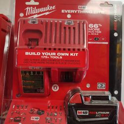 Milwaukee 5.0ah Battery And Charger