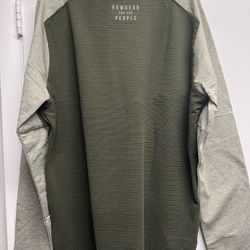 BRAND NEW RAW GEAR OLIVE GREEN 1/2 ZIP JACKET COMES BRAND NEW IN POLYBAG FROM RAW GEAR.  I HAVE SIZES MED, XL,XXL 
