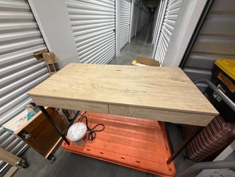 Wood and Metal desk