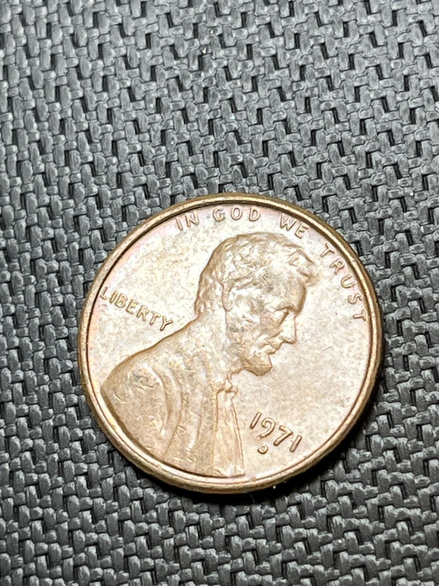 1971 D Lincoln Memorial Penny Coin