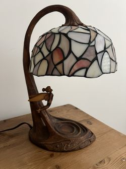 Tinkerbell 50th Anniversary Bronze Tiffany Lamp