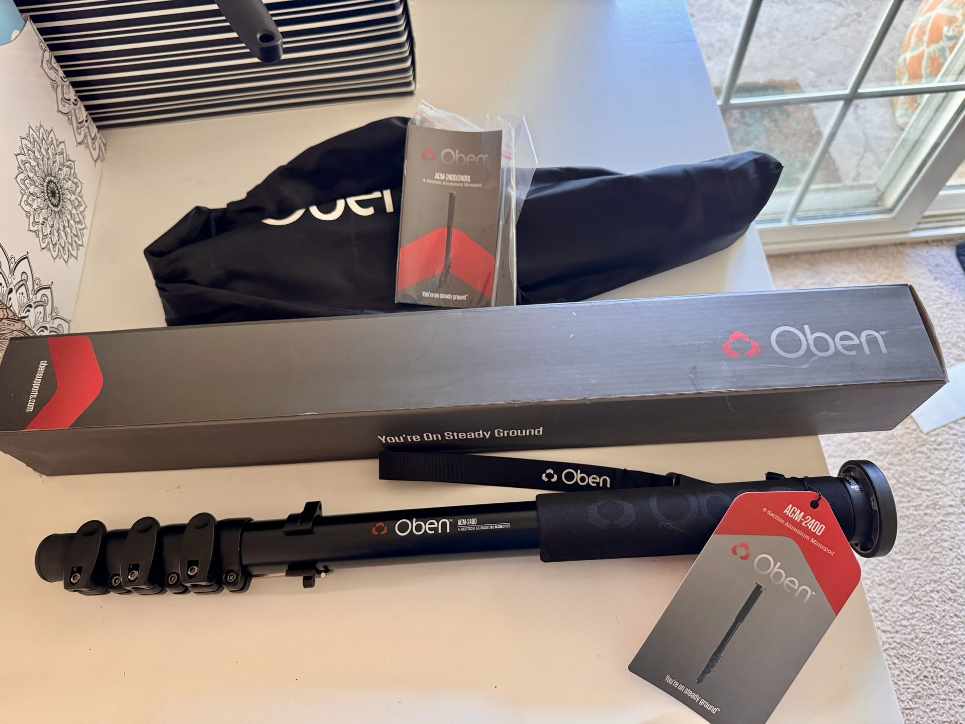 Oben ACM-2400 4 Section Aluminum Monopod