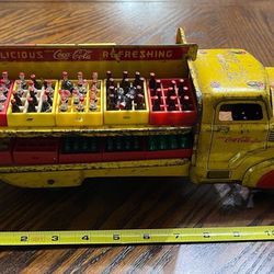 Vintage 1950's Coca Cola Toy Truck