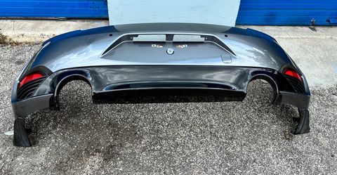 17-21 Infiniti Q60 Red Sport Rear Bumper Cover.Paint Code KAD metallic grey