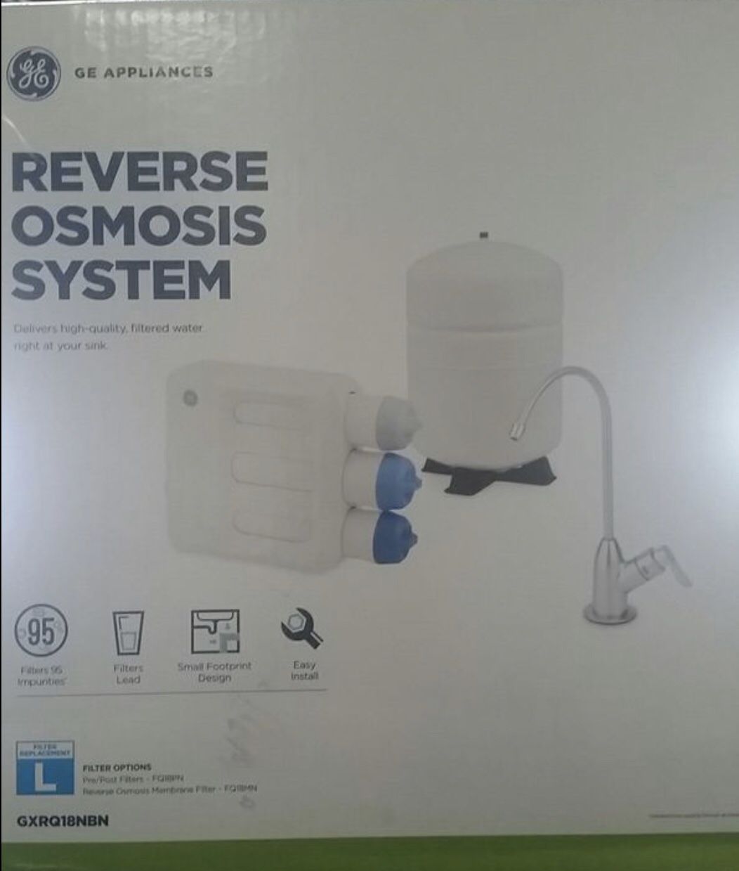 GE Under Sink Reverse Osmosis Water Filtration System