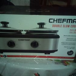 Chefman Double Slow Cooker