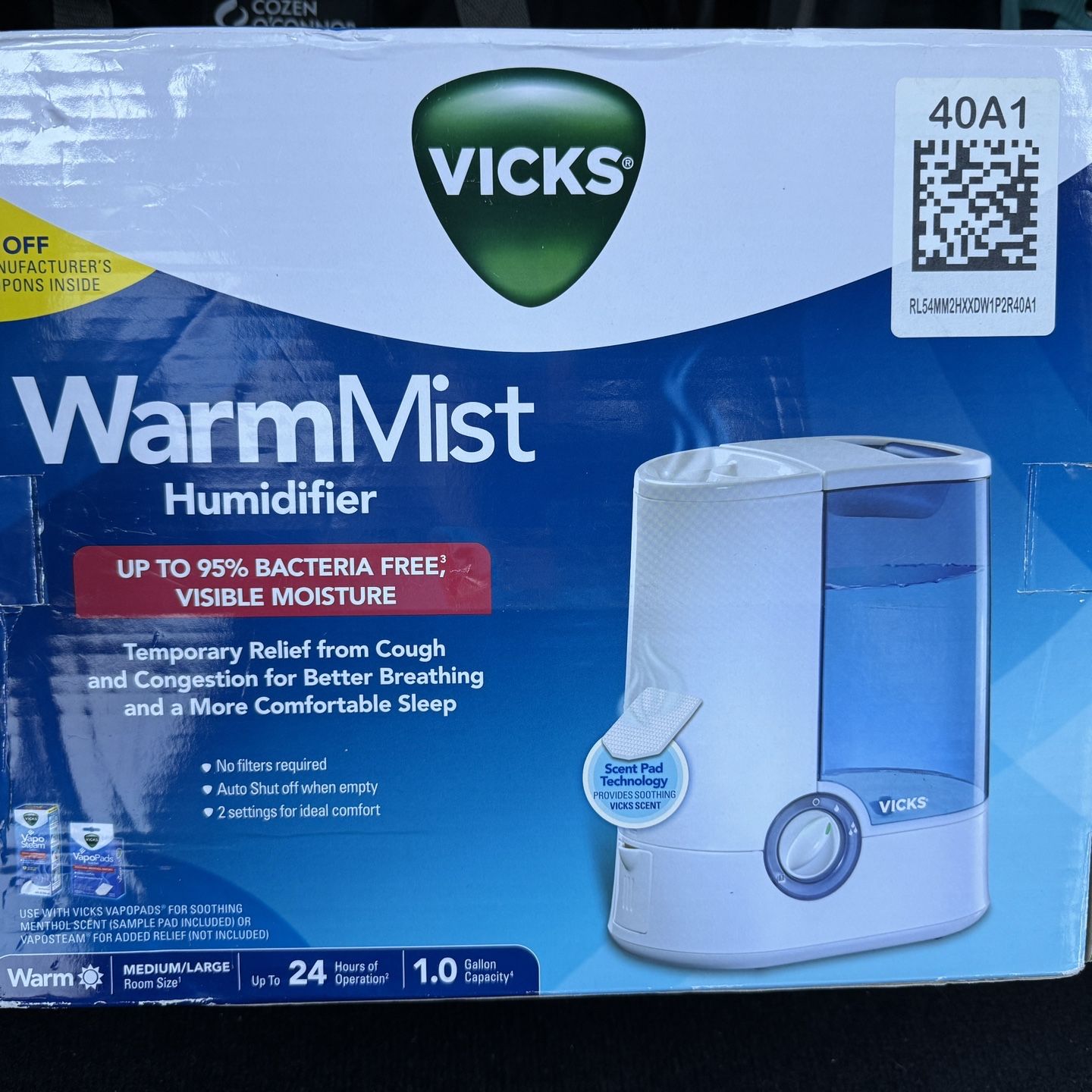 Vick’s WarmMist Humidifier 