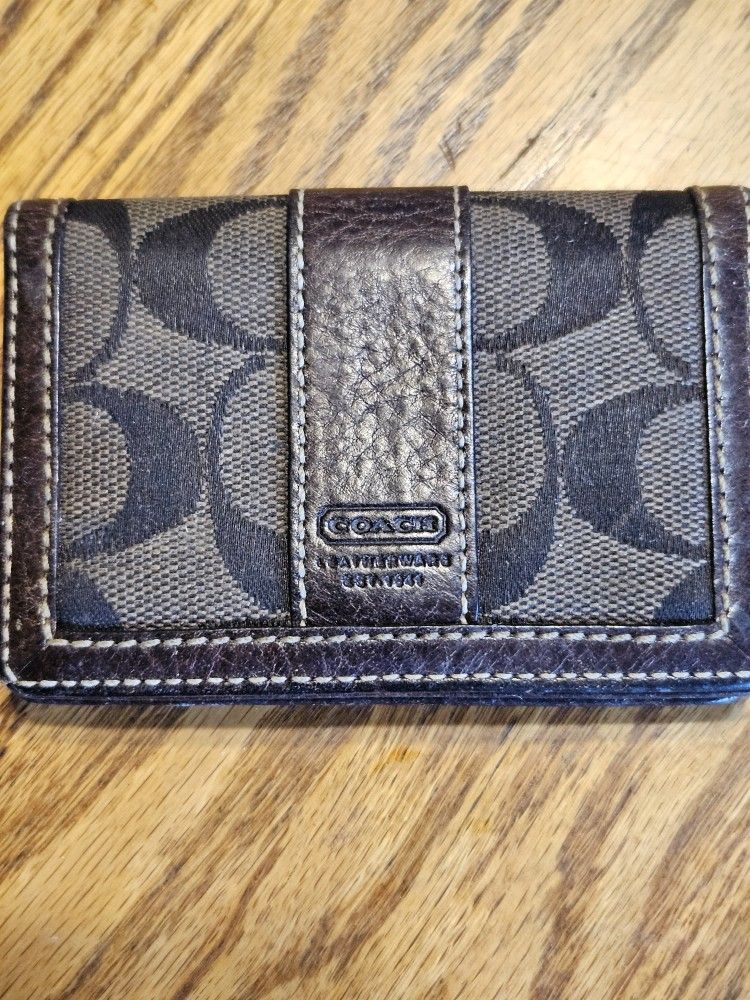 Coach Wallet Men/Women EUC