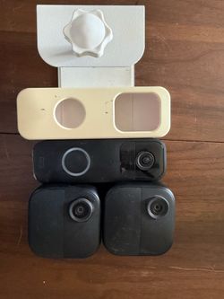 Blink security cameras and door bell