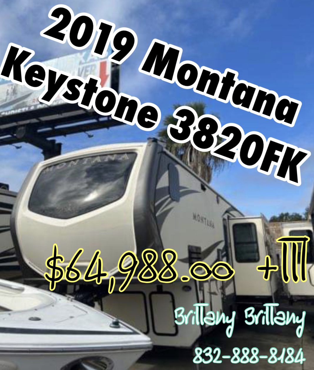 2019 Montana Keystone 3820FK