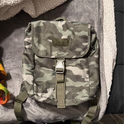 PINK camo mini backpack