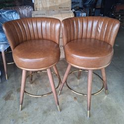 2 New Swivel Bar Chairs