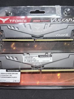 TEAMGROUP T-Force Vulcan Z DDR4 32GB Kit (2x16GB) 3600MHz
