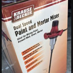 KRAUSE & BECKER Dual Speed Paint and Mortar Mixer