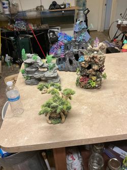 Fish tank decorations $25 -$30