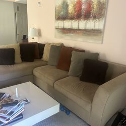 Large Brown Sectional 